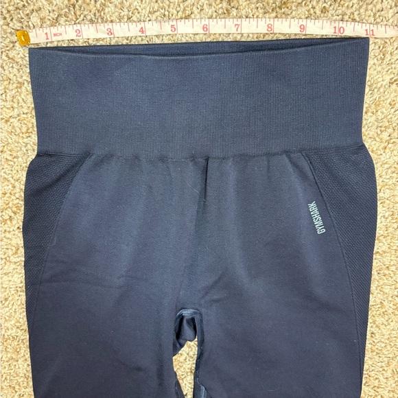 Gymshark Flex Cycling Shorts in Navy - Picture 12 of 12